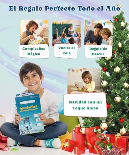 Detalle de GoWonderia WonderPad: Pizarra Mágica 8,5” con 40 Tarjetas Montessori