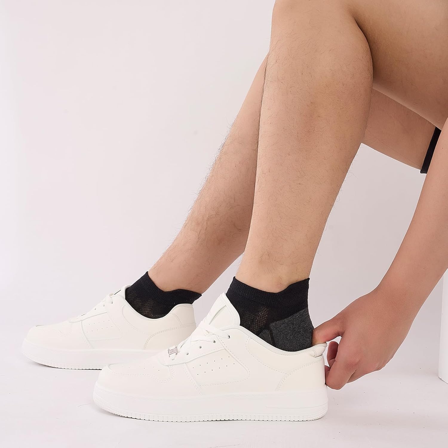 Thumbnail 1 de Stoeury 10/20 Paar Sneakersocken für Herren & Damen – atmungsaktive Kurzsocken mit Mesh, Fußgewölbestütze