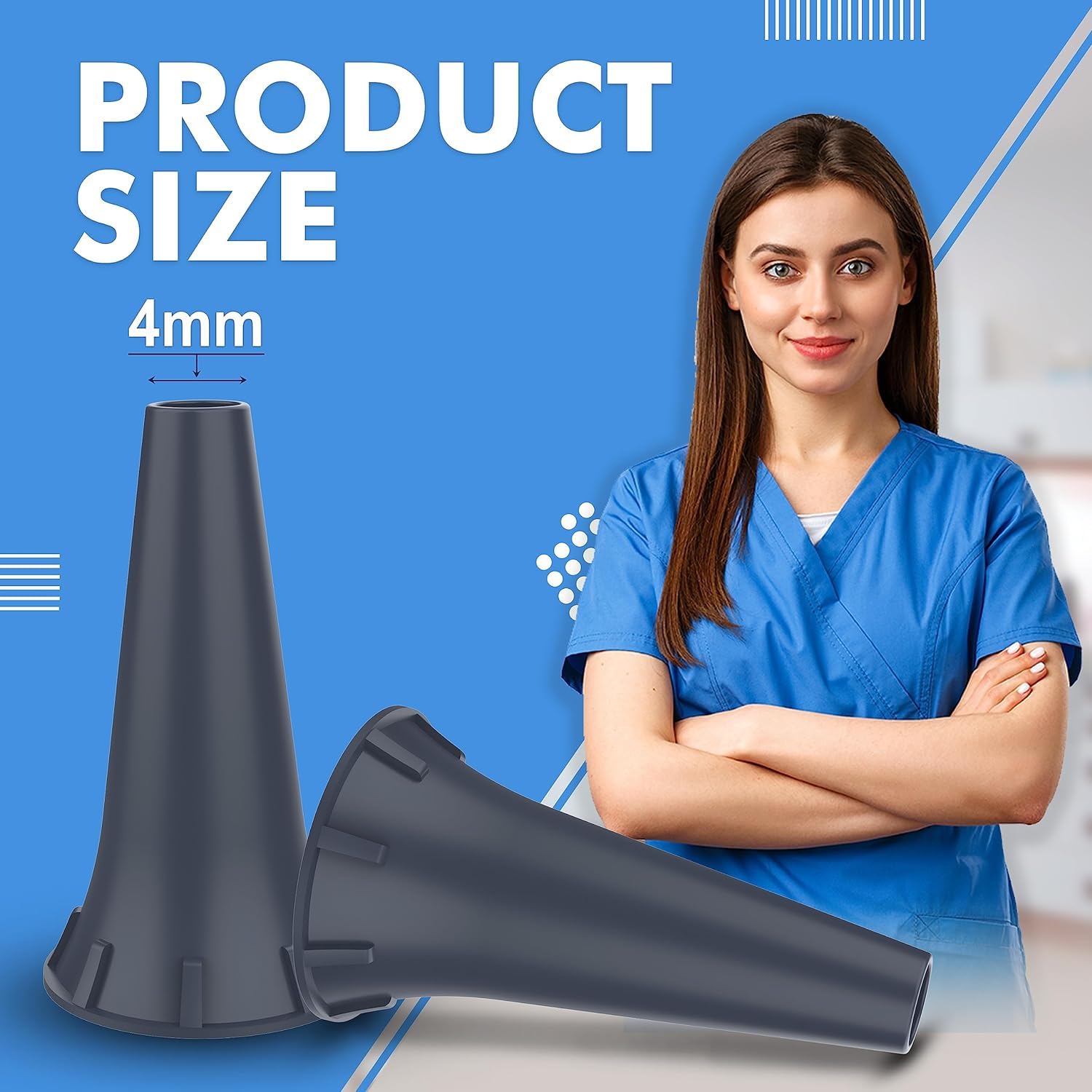 Thumbnail 4 de OTICA 4 mm otoscope specula tips