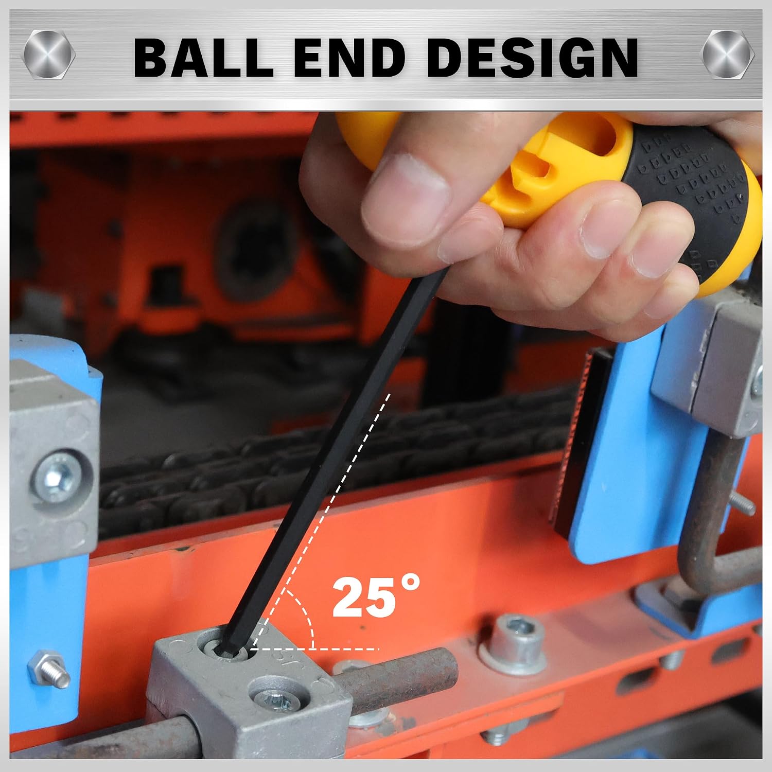 Thumbnail 6 de ELEAD E70056 27-Piece Hex Key Set, Metric and SAE, Ball-End Keys