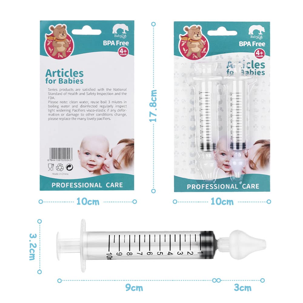 Thumbnail 1 de Vicloon Nasenspüler – 4er Set mit Silikon-Nasenspitzten (10 ml) für Babys und Kleinkinder