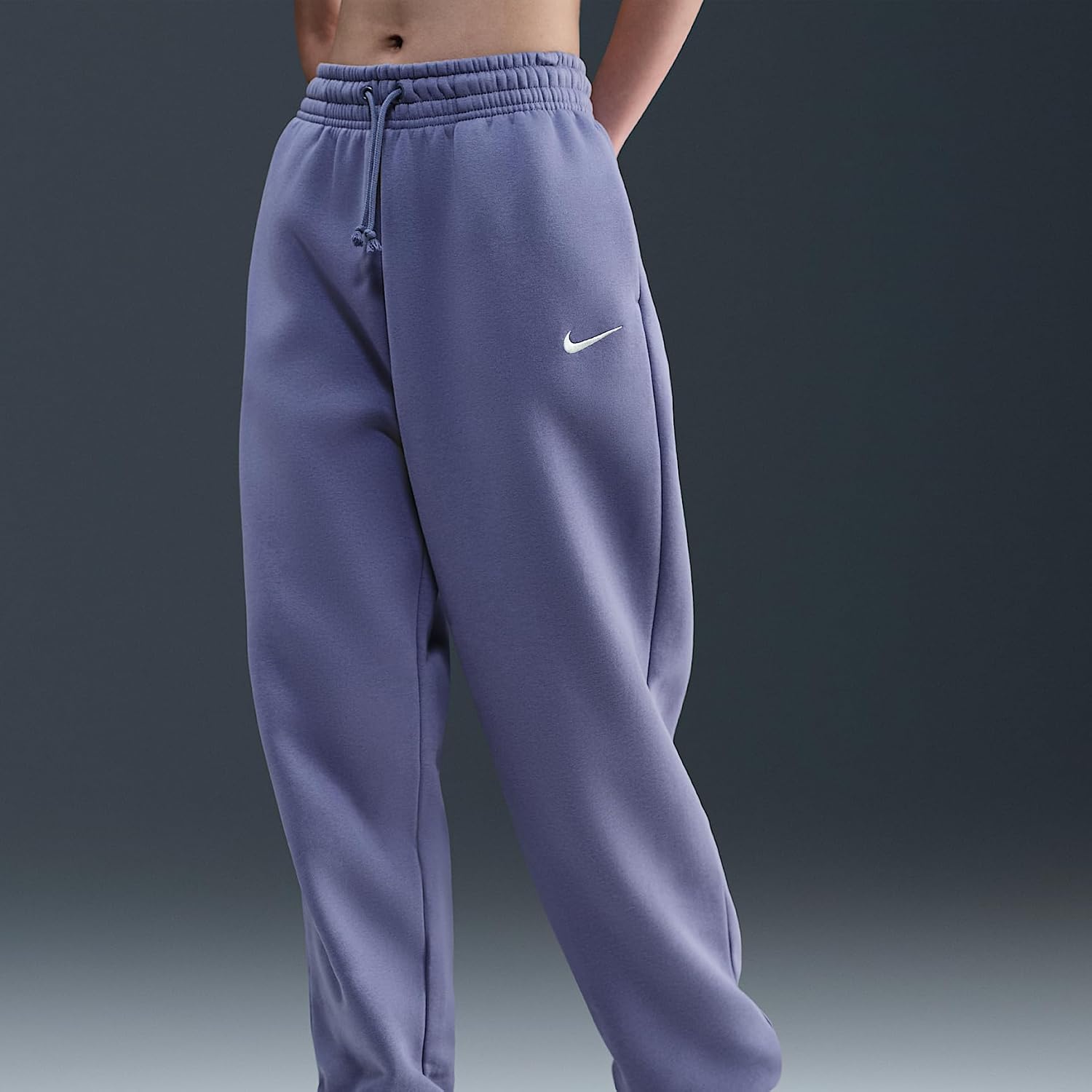 Detalle de Nike W NSW PHNX FLC HR OS PANT 2 FZ5996-410 – damskie spodnie dresowe z polaru