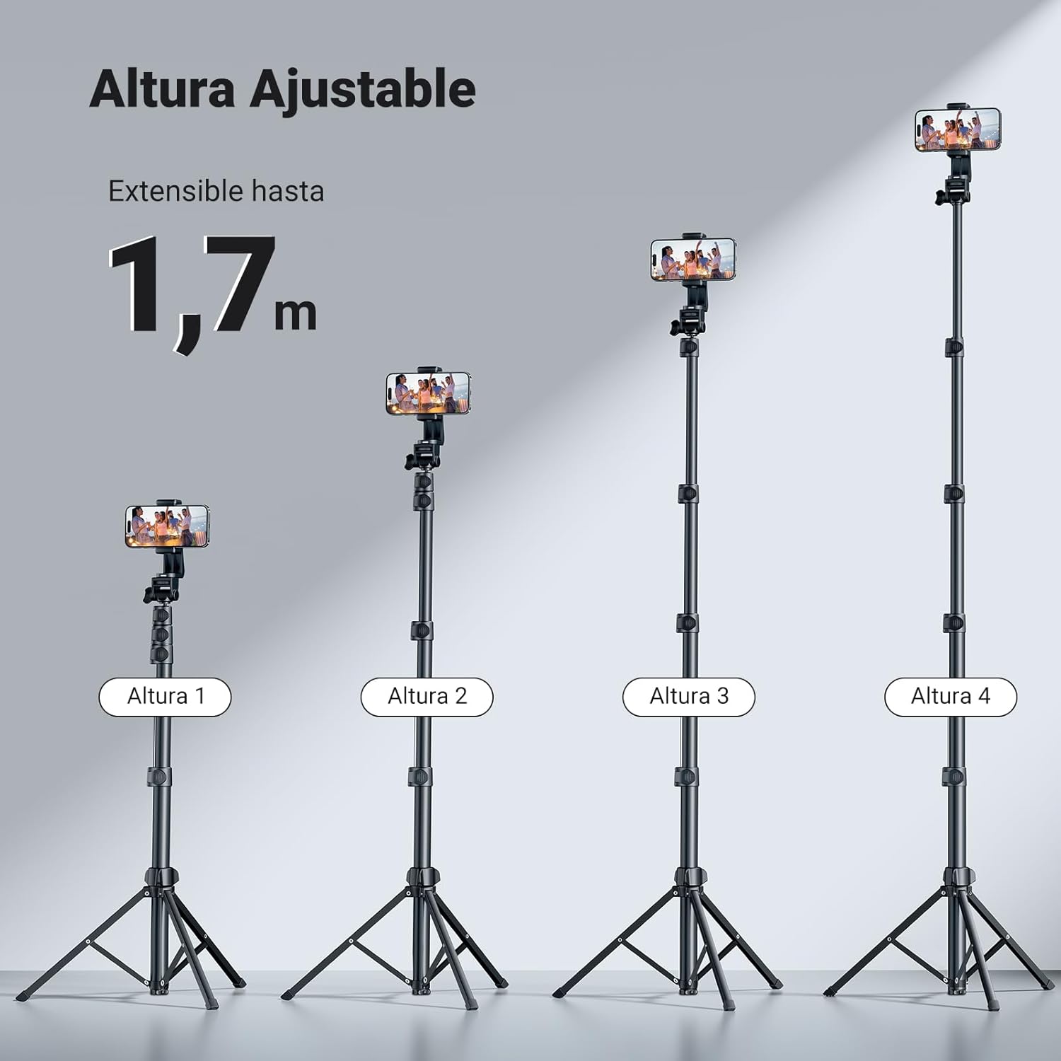 Thumbnail 1 de UGREEN Selfie Stick Trípode 3 en 1 Extensible 170 cm