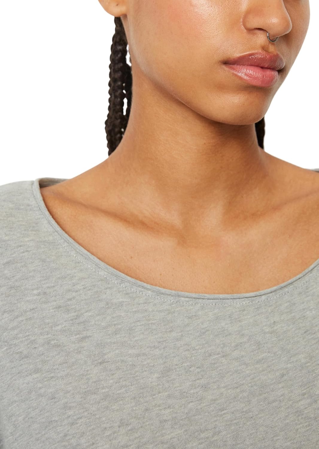 Thumbnail 3 de Marc O'Polo Damen Langarmshirt aus Bio-Baumwolle mit Logo – klassisch, nachhaltig und vielseitig