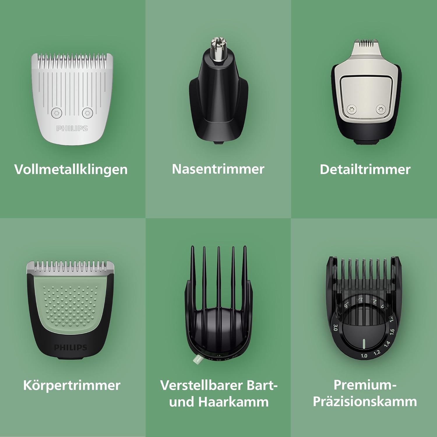 Detalle 2 de PHILIPS Multigroom Series 7000 MG7961/15 26 Längen