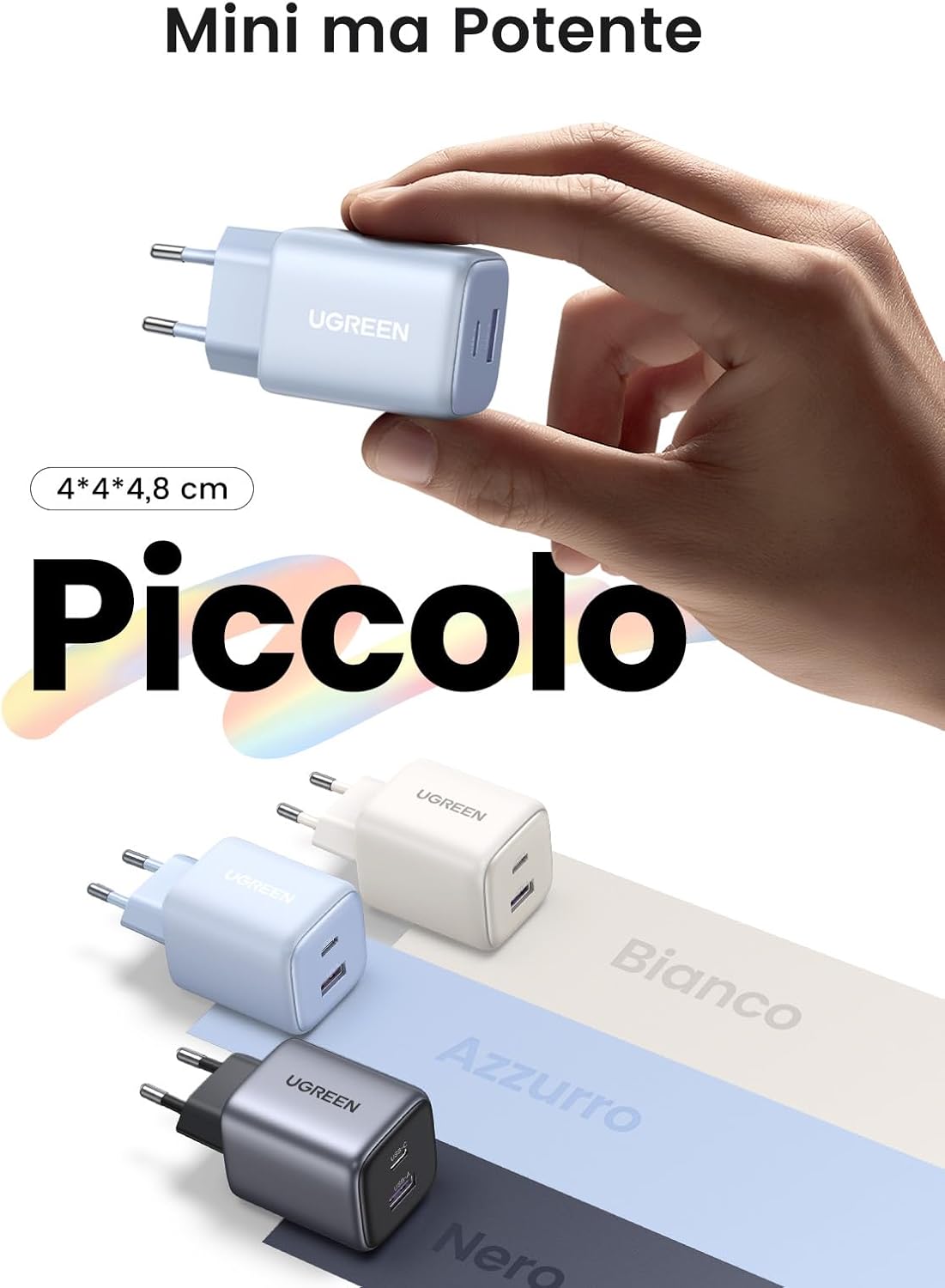 Thumbnail 4 de UGREEN Nexode 35W Caricatore USB-C GaN con 1 USB-C e 1 USB-A