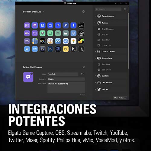 Thumbnail 5 de Elgato Stream Deck XL 32 teclas para control en PC y Mac