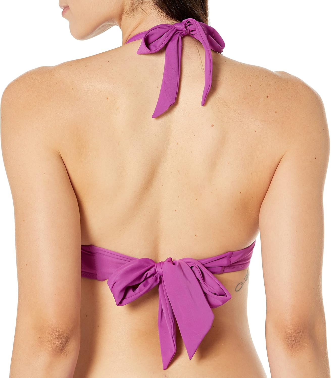 Thumbnail 2 de Amazon Essentials Women's Light-Support Tie Halter Bikini Top (Available in Plus Size)