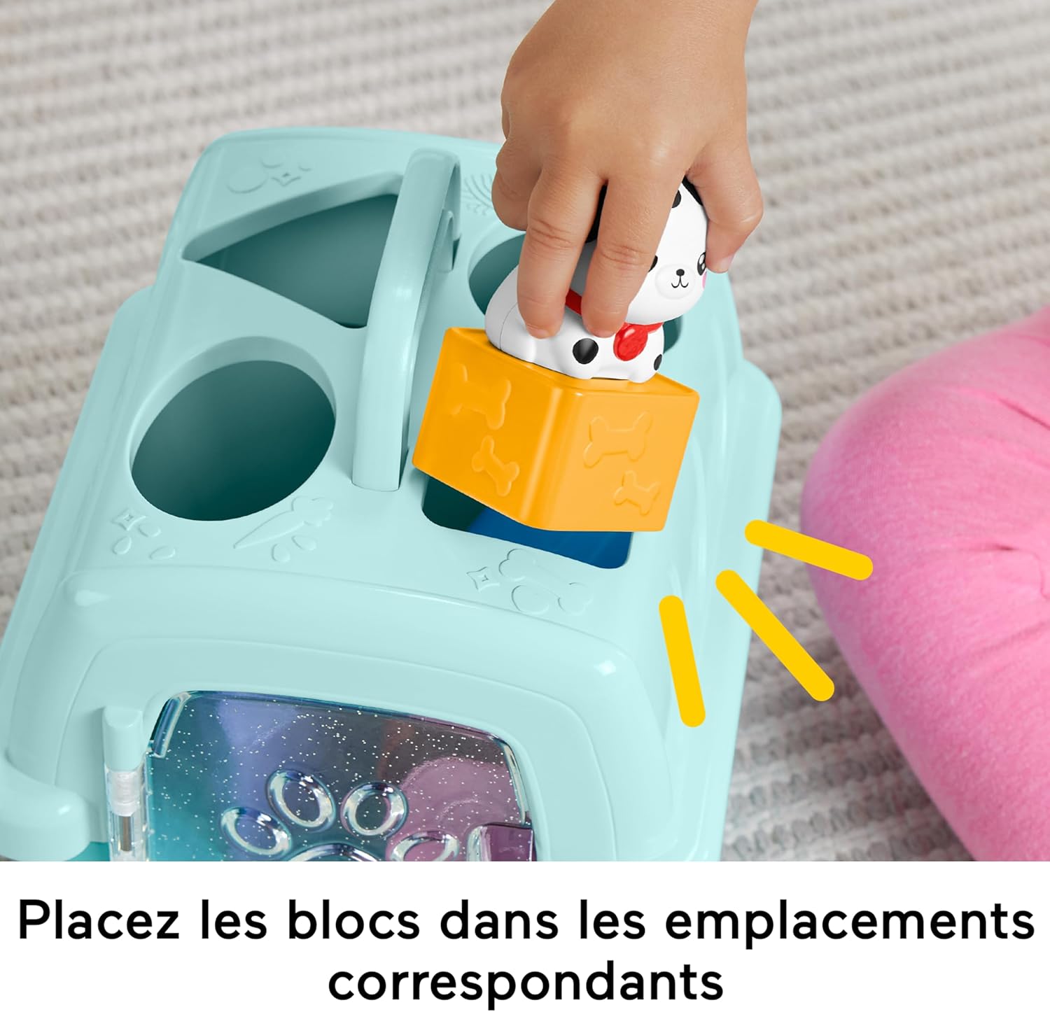 Thumbnail 2 de Fisher-Price HTW93 Jouet de motricité Fine Trieur Caisse de transport d’animaux (dès 6 mois)