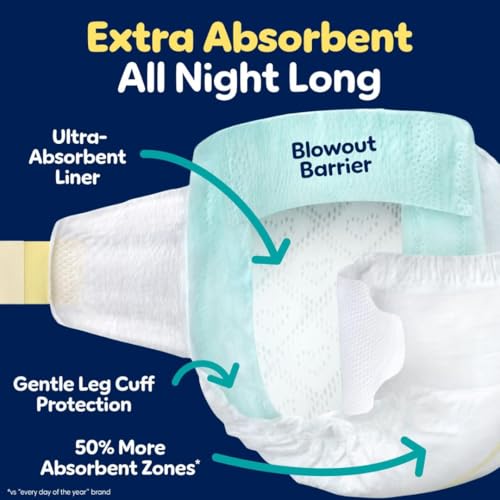 Thumbnail 2 de Pampers ZZZ Overnight Diapers, Size 7 (41+ lbs) – 36 Count