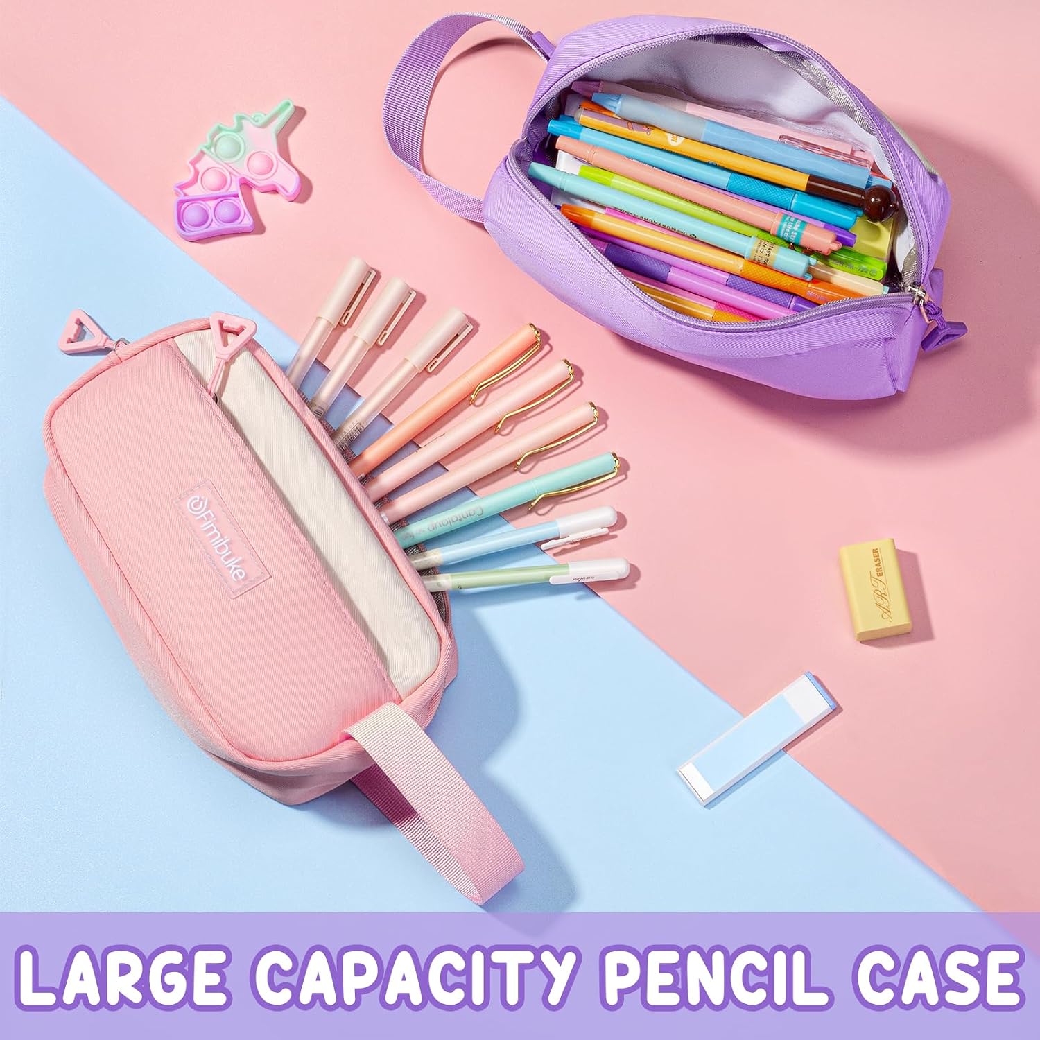 Thumbnail 6 de Fimibuke 3-Piece Girls' Backpack Set: Waterproof School Bag, Insulated Lunch Box & Pencil Case