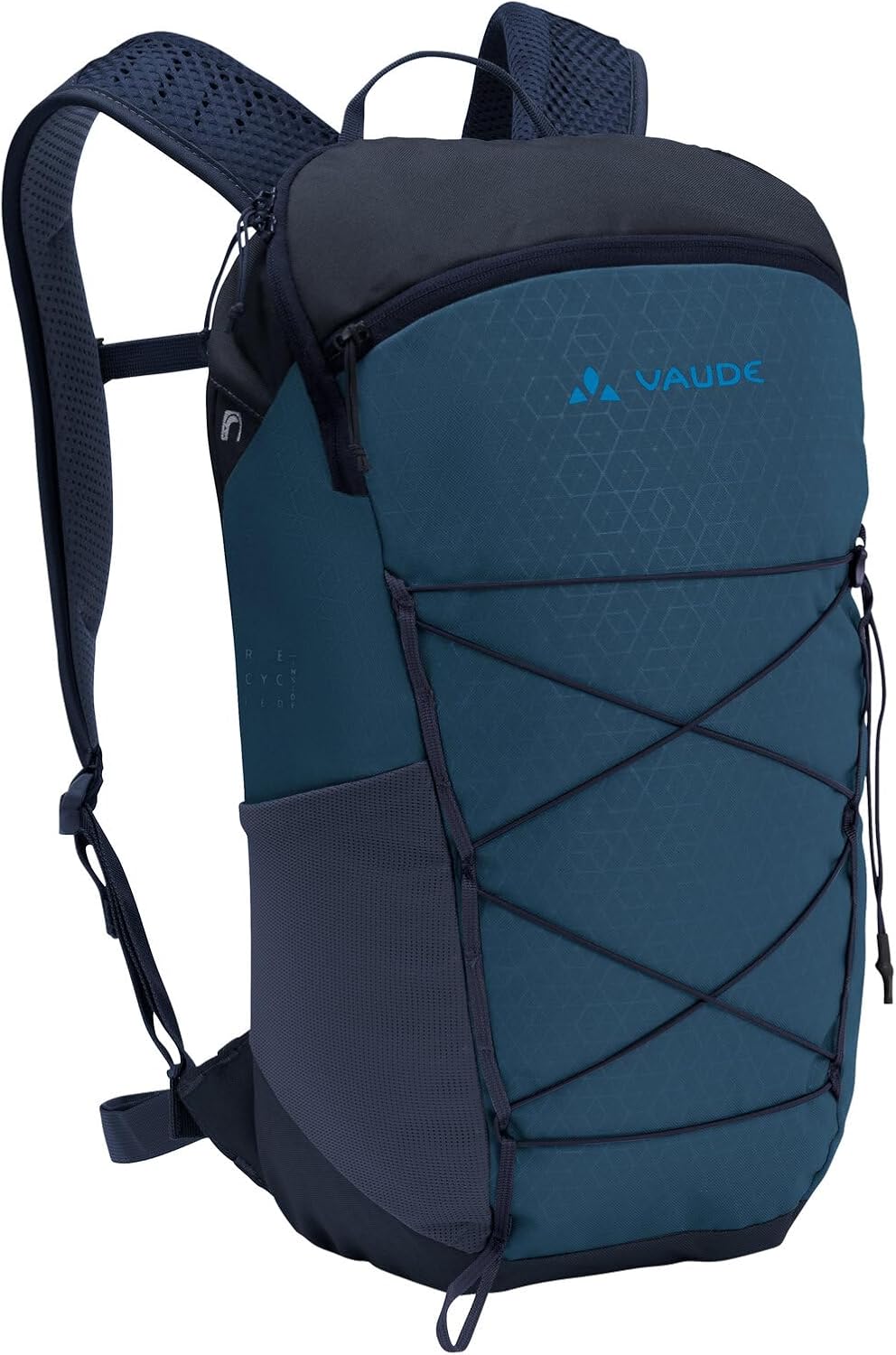 Detalle de VAUDE Agile 14 Unisex-Rucksack (1er Pack) – mit Komfort-Rücken und Reißverschluss-Fächern