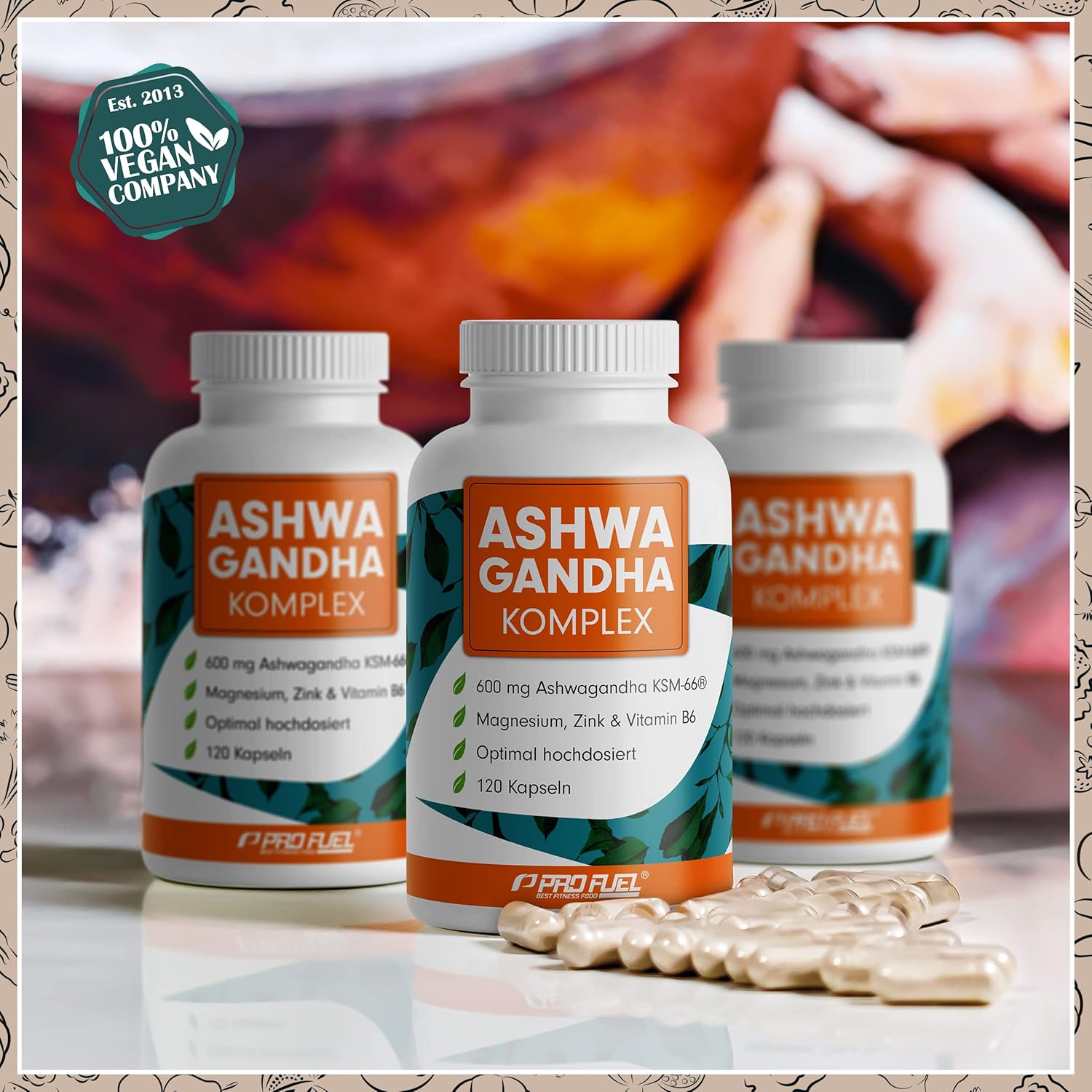 Thumbnail 3 de Ashwagandha Kapseln hochdosiert 120x 600 mg