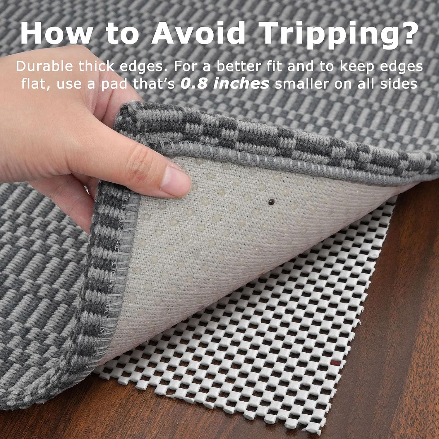 Thumbnail 4 de KOZYFLY Washable Entryway Rug 3x5 ft Door Mat