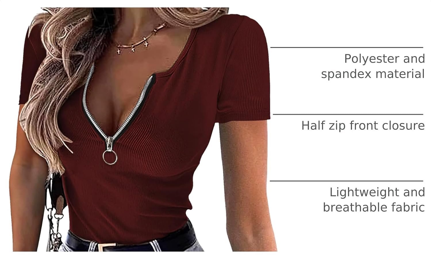 Detalle de OwnTime Women's Half-Zip Top