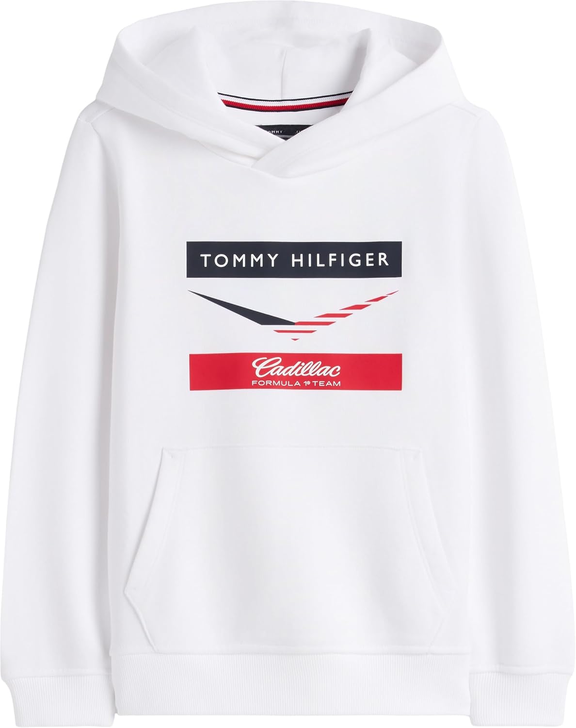 Thumbnail 3 de Tommy Hilfiger Enfants Unisexe Sweat à Capuche TH X Cadillac F1 Chevron Impression