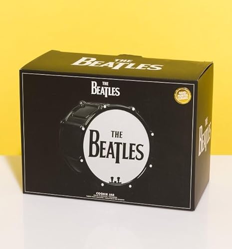 Detalle de Half Moon Bay The Beatles Drum Ceramic Shaped Cookie Jar