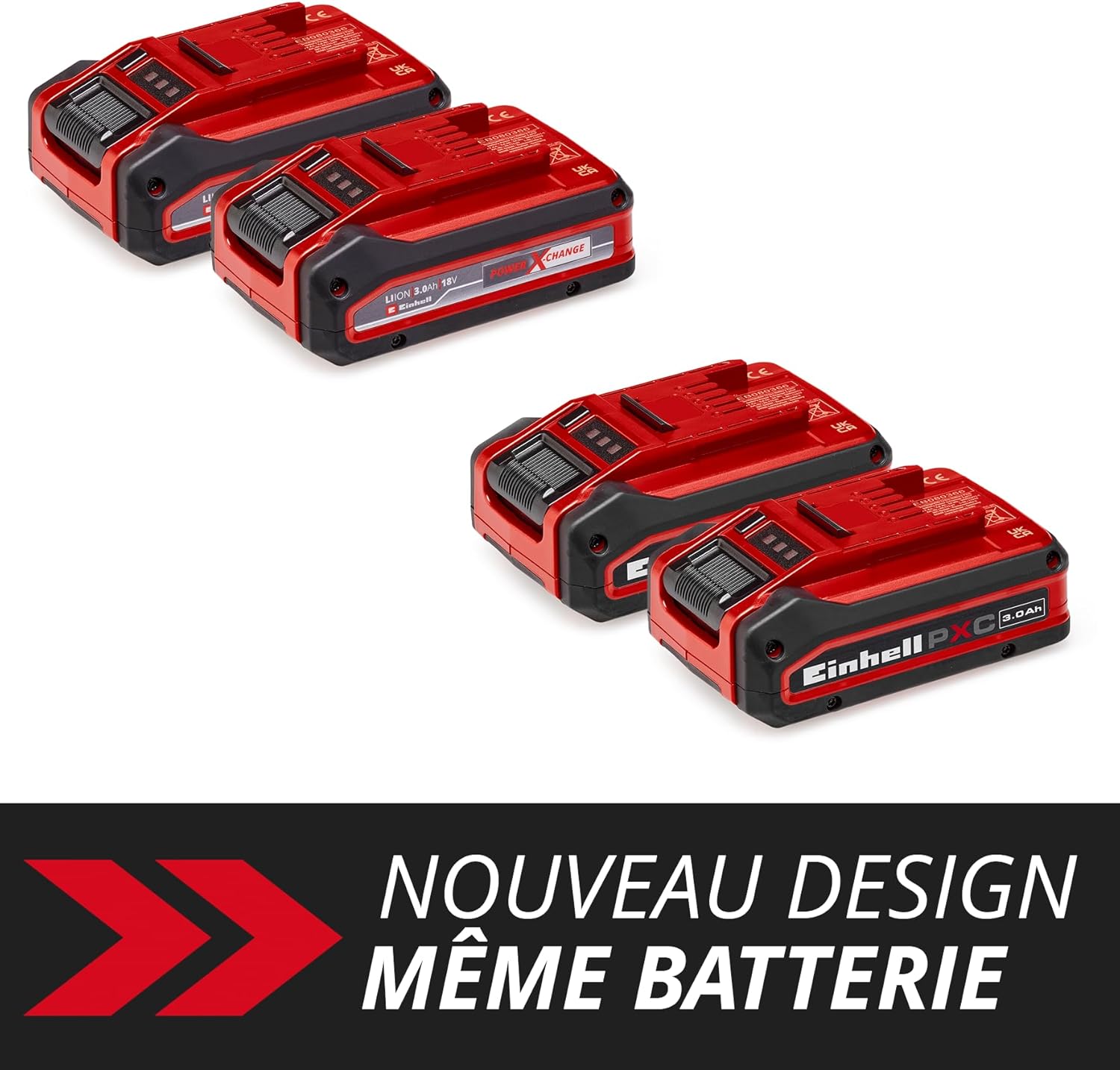 Thumbnail 1 de Original Einhell Pack Double Batterie PXC 18 V 3,0 Ah (2 x 3,0 Ah) sans chargeur