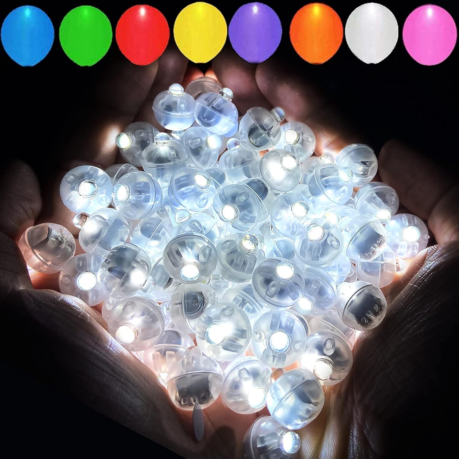 Detalle de Aogist Balloon Lights, 100-Pack