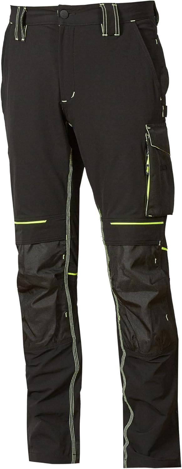 Detalle 2 de Pantaloni U-Power Atom: Slim Fit Elasticizzato con Tasche Multitasca