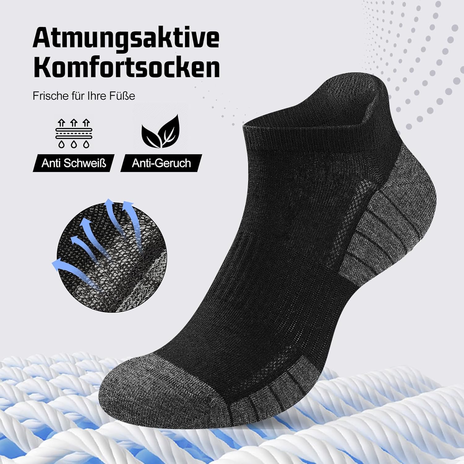 Thumbnail 2 de Effeet Sneaker Socken 10 Paar atmungsaktiv