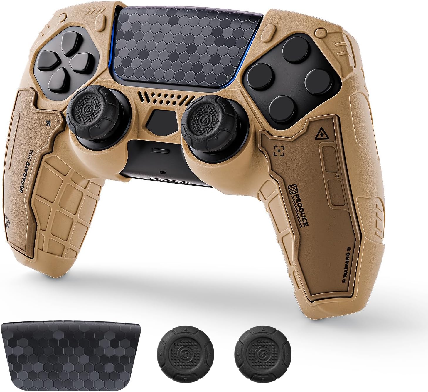 Detalle de G.S.TAC Tactical PS5 Controller Skin Set