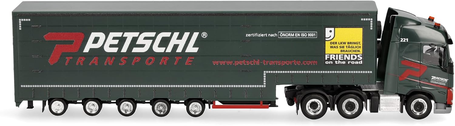 Thumbnail 2 de Herpa Volvo FH GL 2020 – ciężarówka Petschl z plandeką, skala 1:87