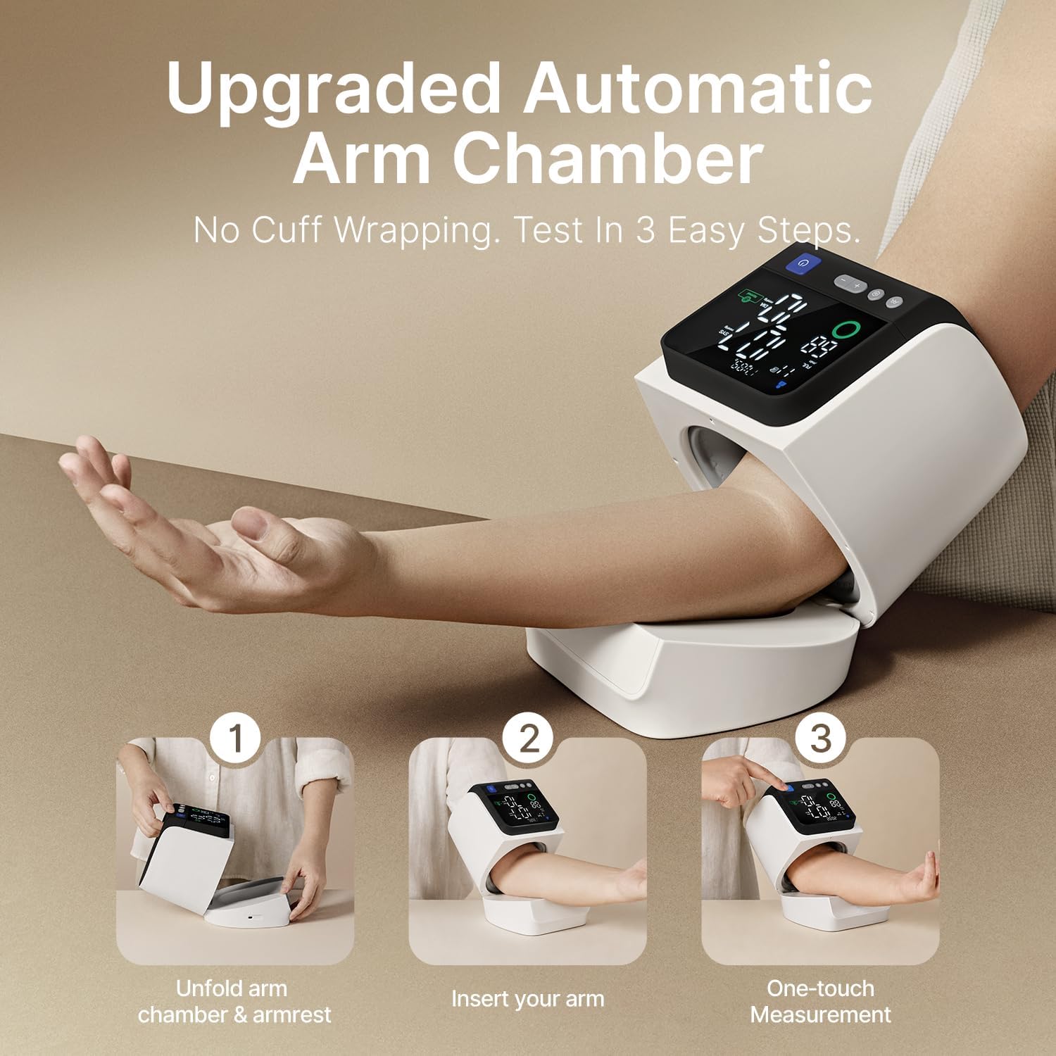 Thumbnail 4 de ZDEER U90B PLUS Upper Arm Blood Pressure Monitor, No-Wrap Cuff
