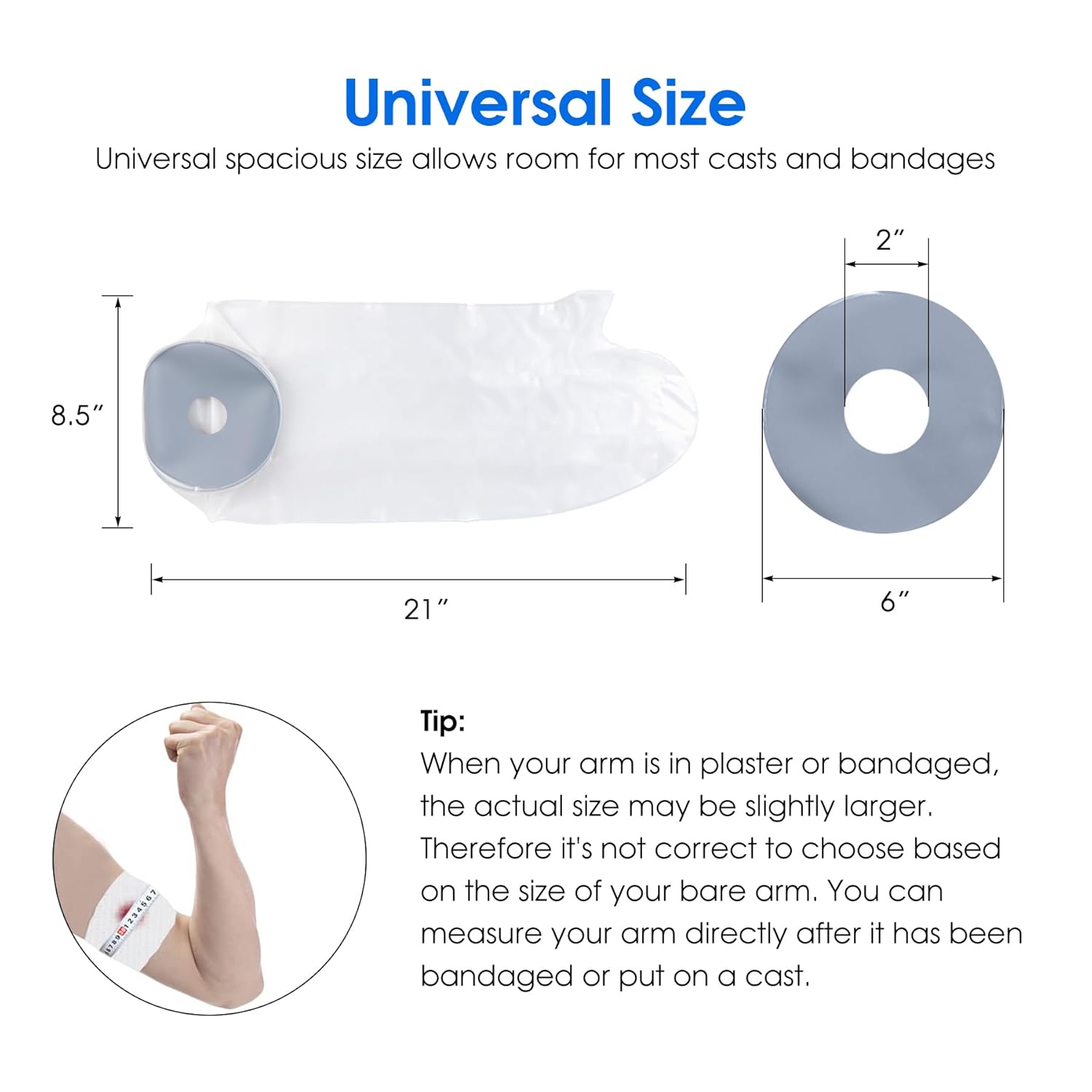 Thumbnail 4 de COMFYTHERA B-Short Arm Waterproof Cast Cover