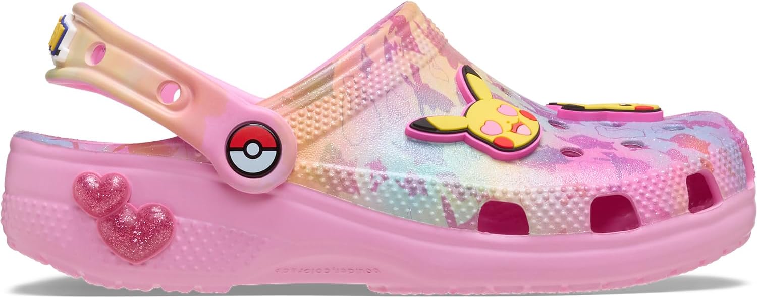 Detalle 2 de Crocs Pikachu Pink Sabot đ¶ââ