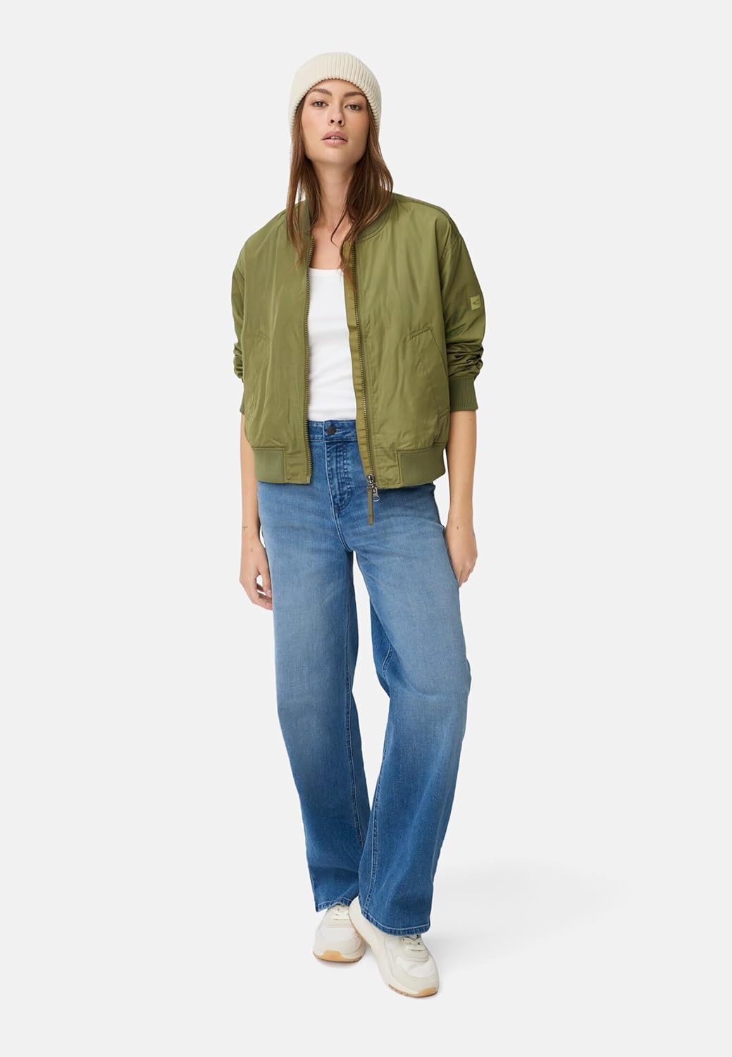 Thumbnail 4 de camel active Damen Bomberjacke mit 2-Wege-Reißverschluss – moderne Jacke für Alltag & Reisen