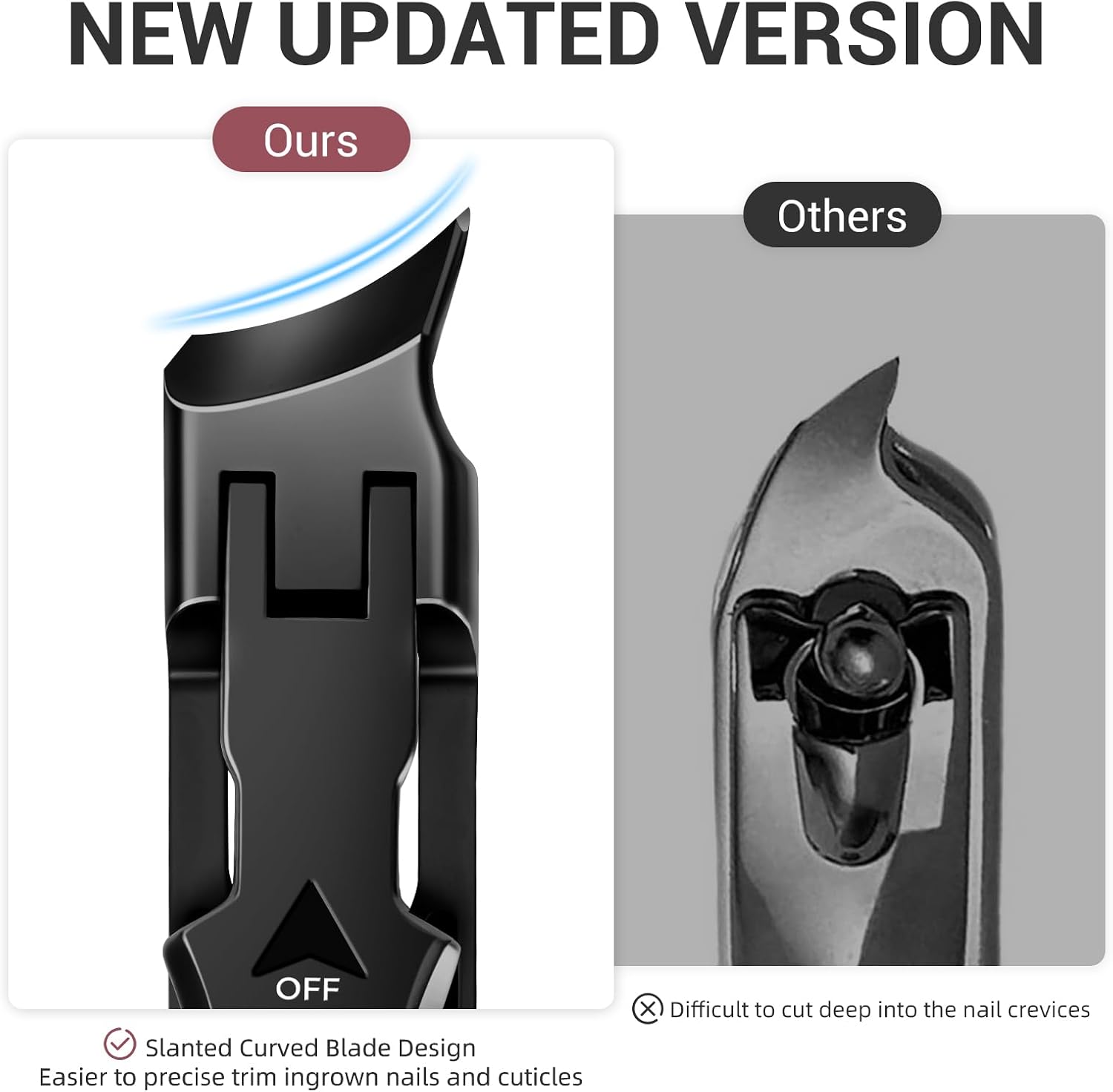 Thumbnail 2 de FUMAX Slanted Toe Nail Clippers for Thick Nails