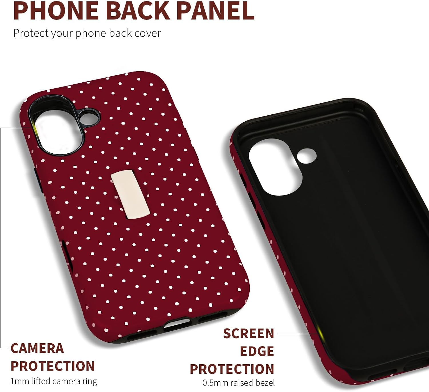 Detalle de iPhone 16 Case with Adjustable Hidden Stand