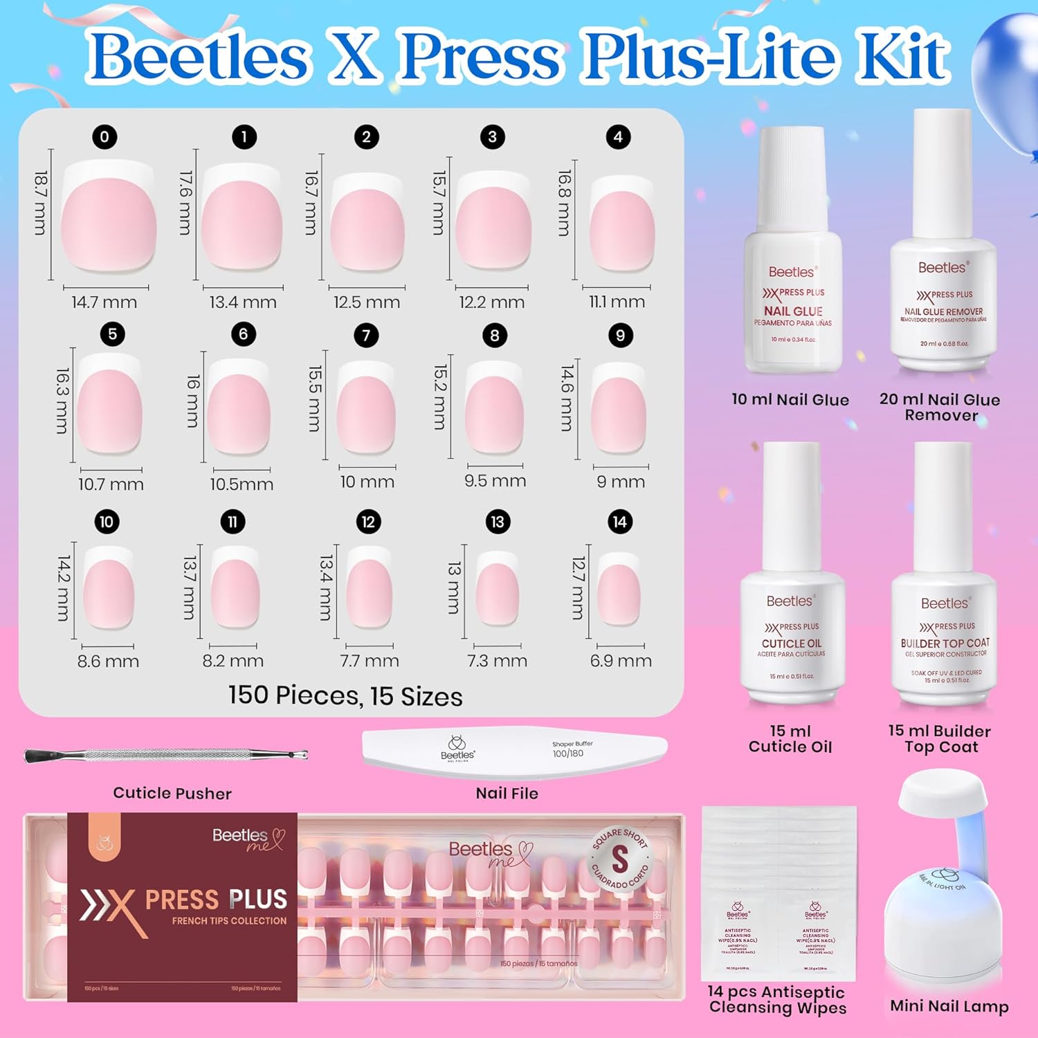 Thumbnail 5 de Beetles X Press Plus On Nails Kit 150 PCS ๐