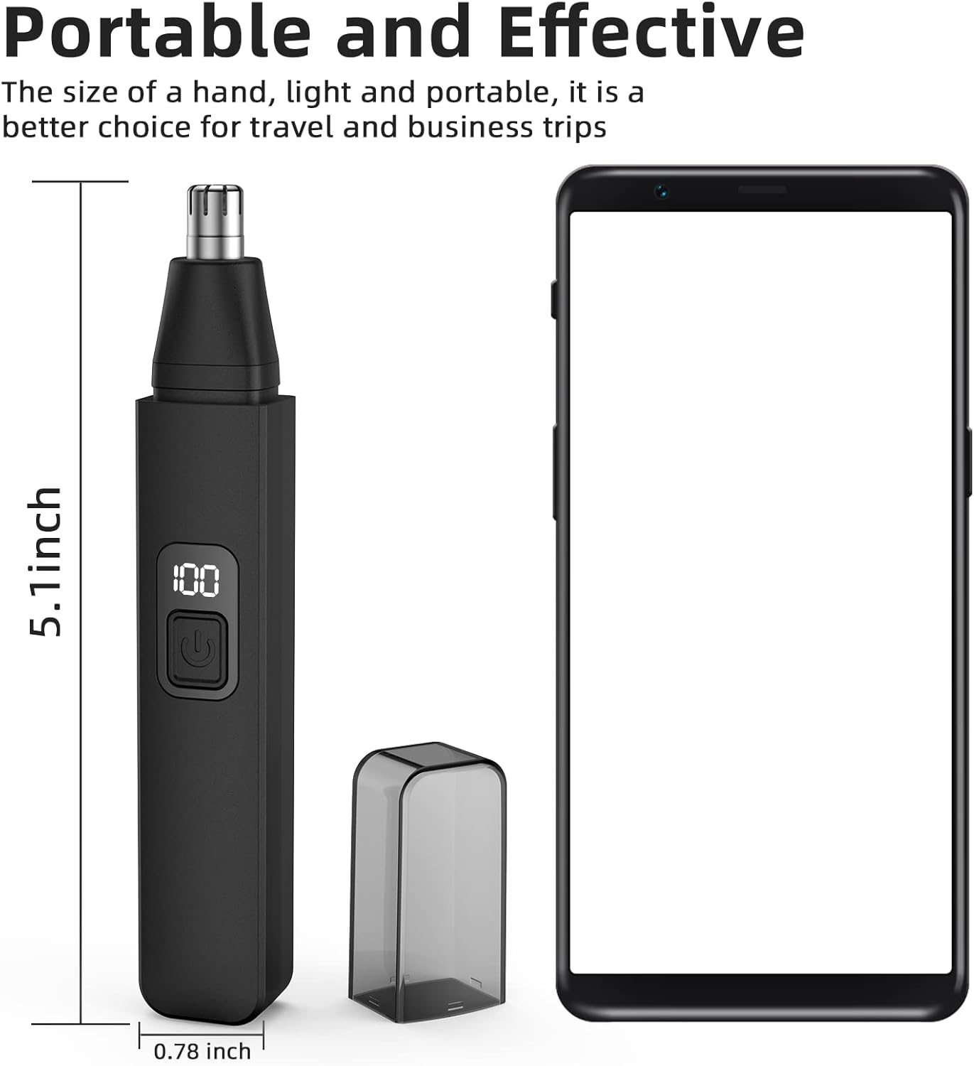 Thumbnail 6 de Nose Hair Trimmer Rechargeable with LED Light