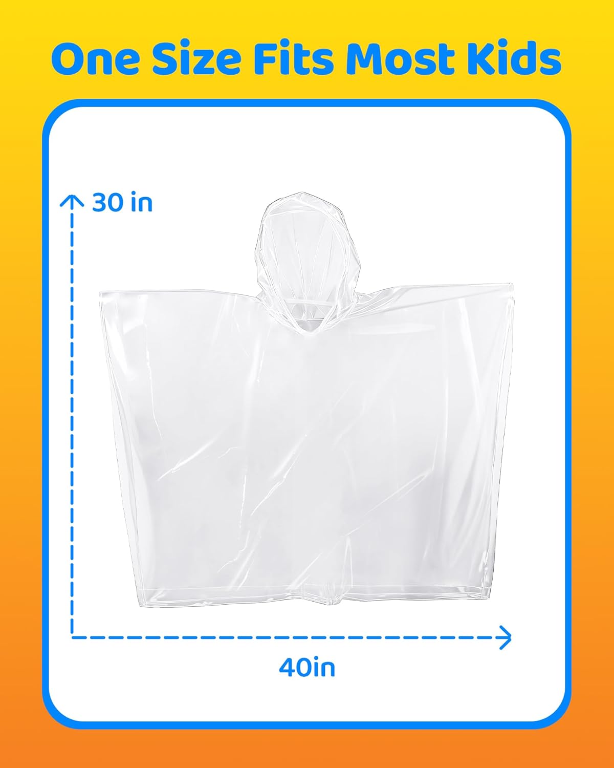 Thumbnail 4 de Kids rain poncho pack, 6 to 24