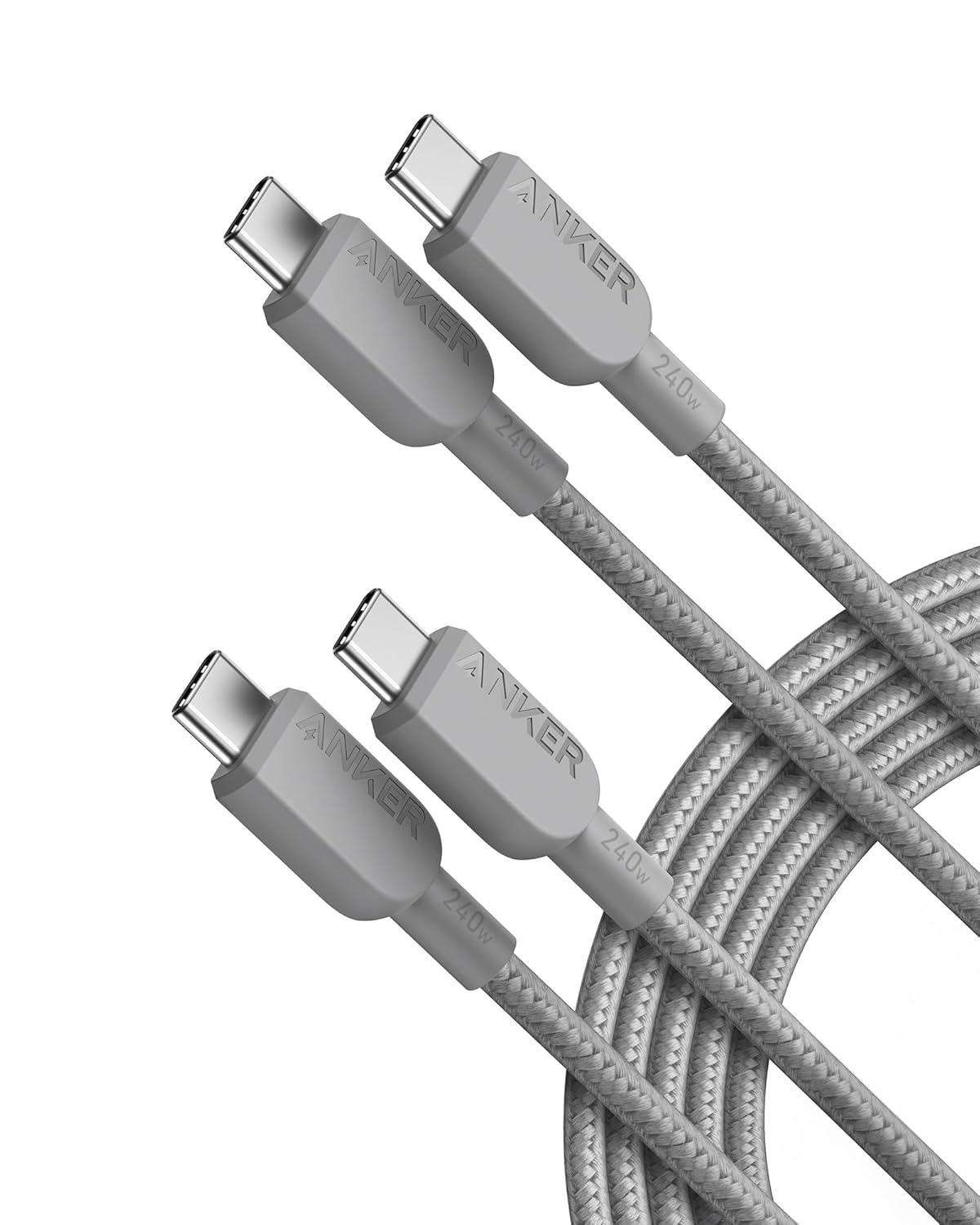 Thumbnail 6 de Anker USB-C to USB-C Cable (2 Pack, 10ft/3m) – 240W Fast Charging