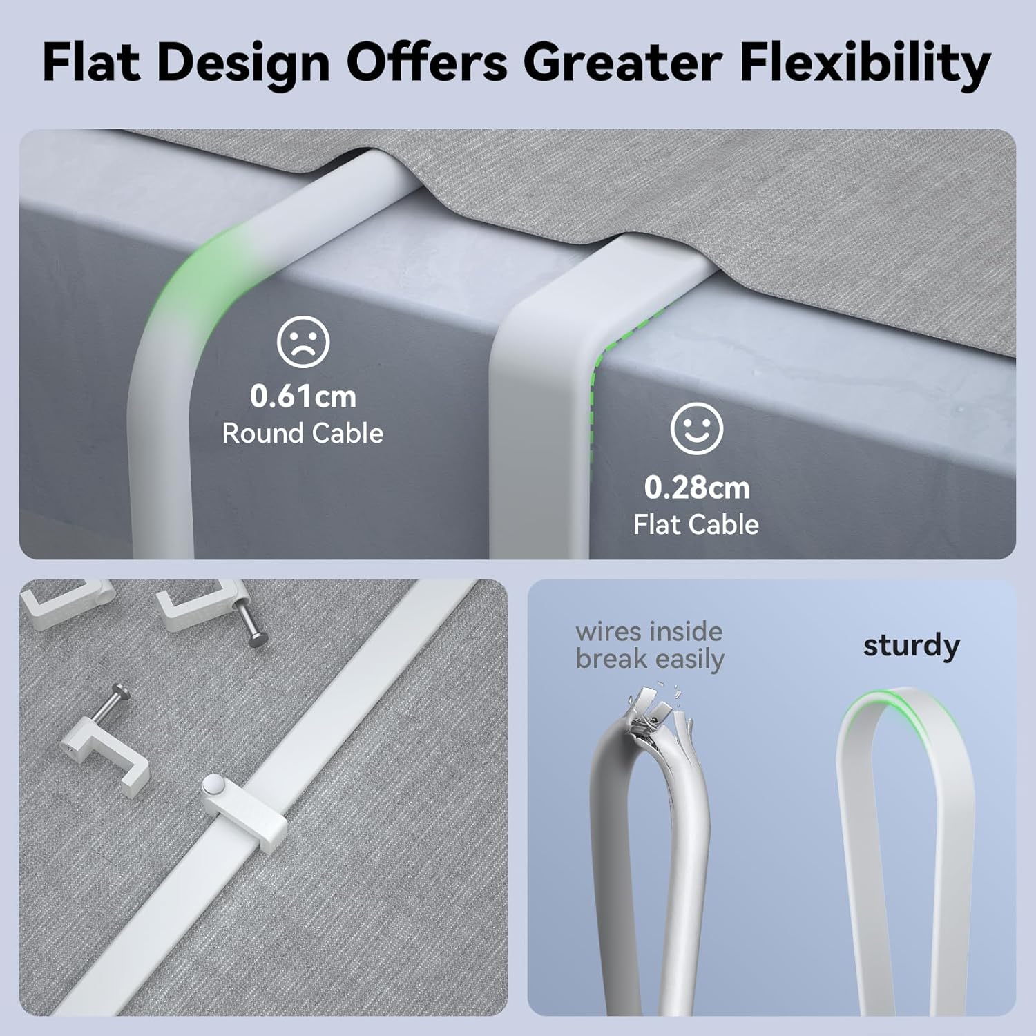 Thumbnail 2 de BUSOHE Cat 8 Ethernet-Kabel 15 m – Hochgeschwindigkeits-LAN-Kabel 📶