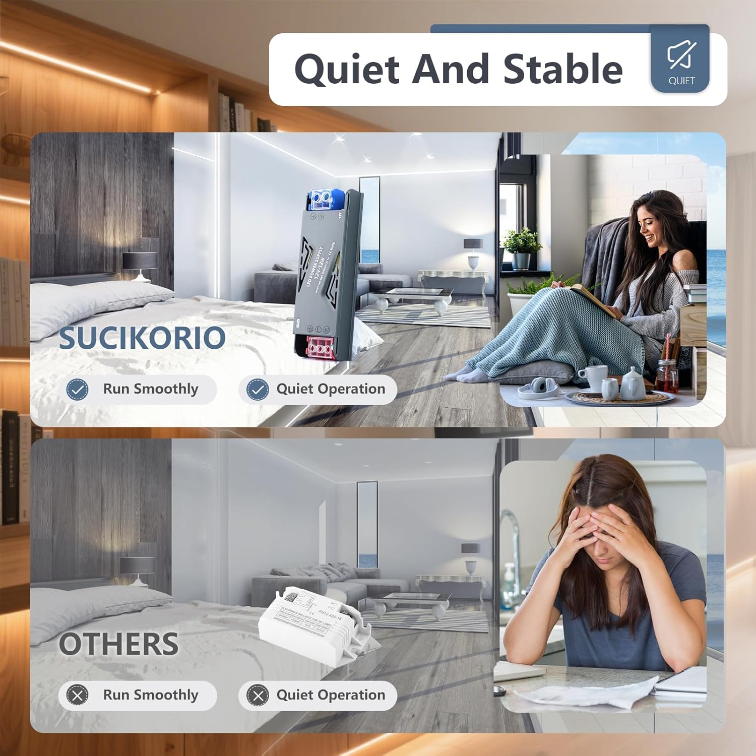 Thumbnail 2 de SUCIKORIO Transformador LED 12V 36W ⚡ Fuente de Alimentación