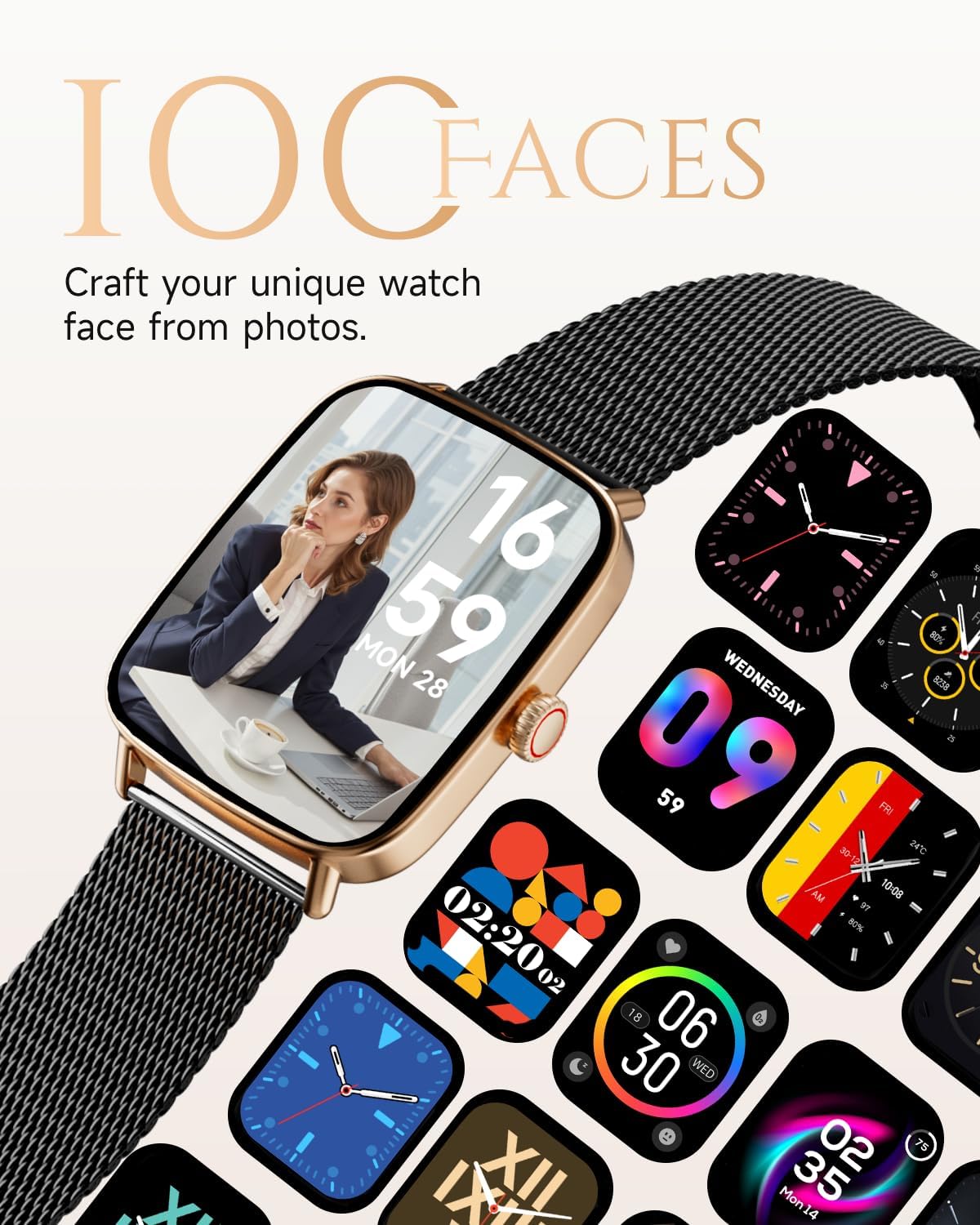 Thumbnail 6 de TOOBUR Smart Watch for Women: Fitness & Health Tracker