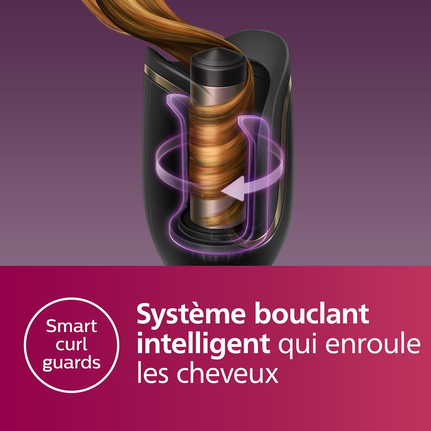 Detalle de Philips série 8000 BHB876/00 boucleur automatique 27 styles