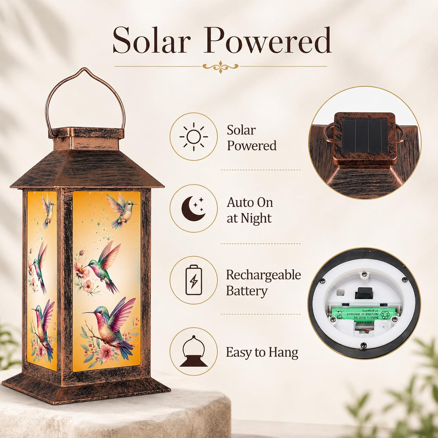Thumbnail 4 de Pawatee Solar Hanging Lanterns 3 LED