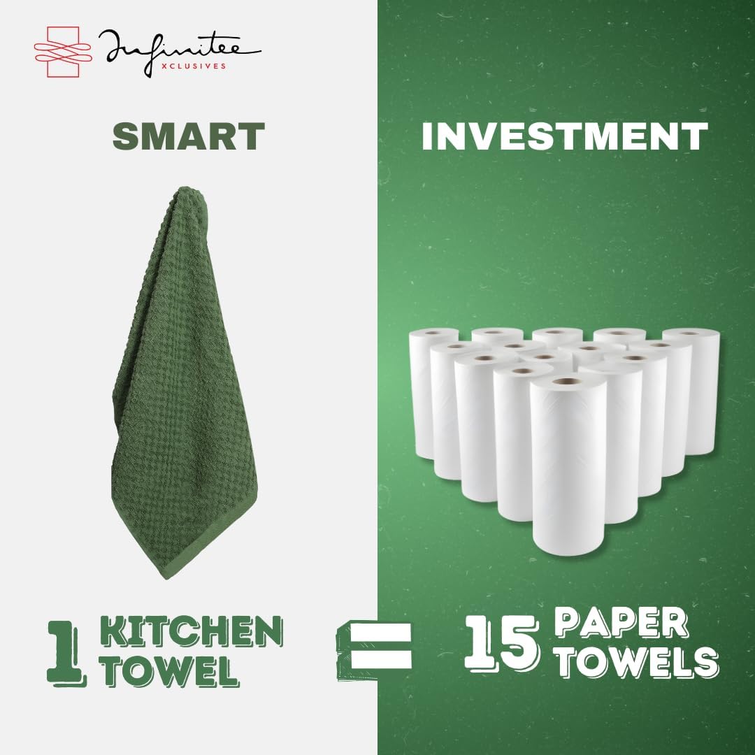 Thumbnail 6 de Infinitee Xclusives Cotton Kitchen Towels