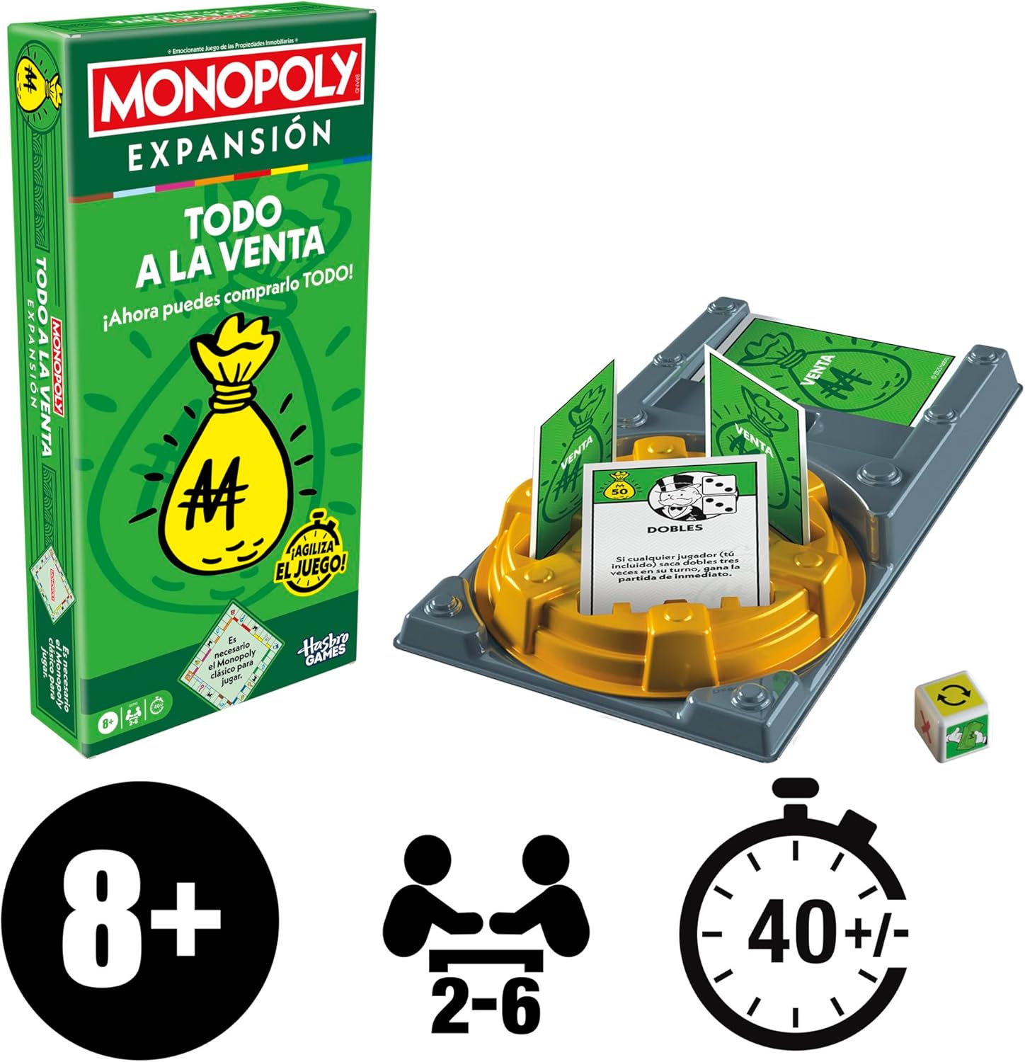 Detalle 2 de Monopoly EXPANSIÓN Todo a la Venta 40 min 🎲