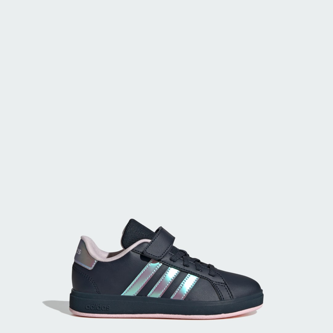 Detalle de Zapatilla Grand Court 2.0 (Niños) de Adidas — azul