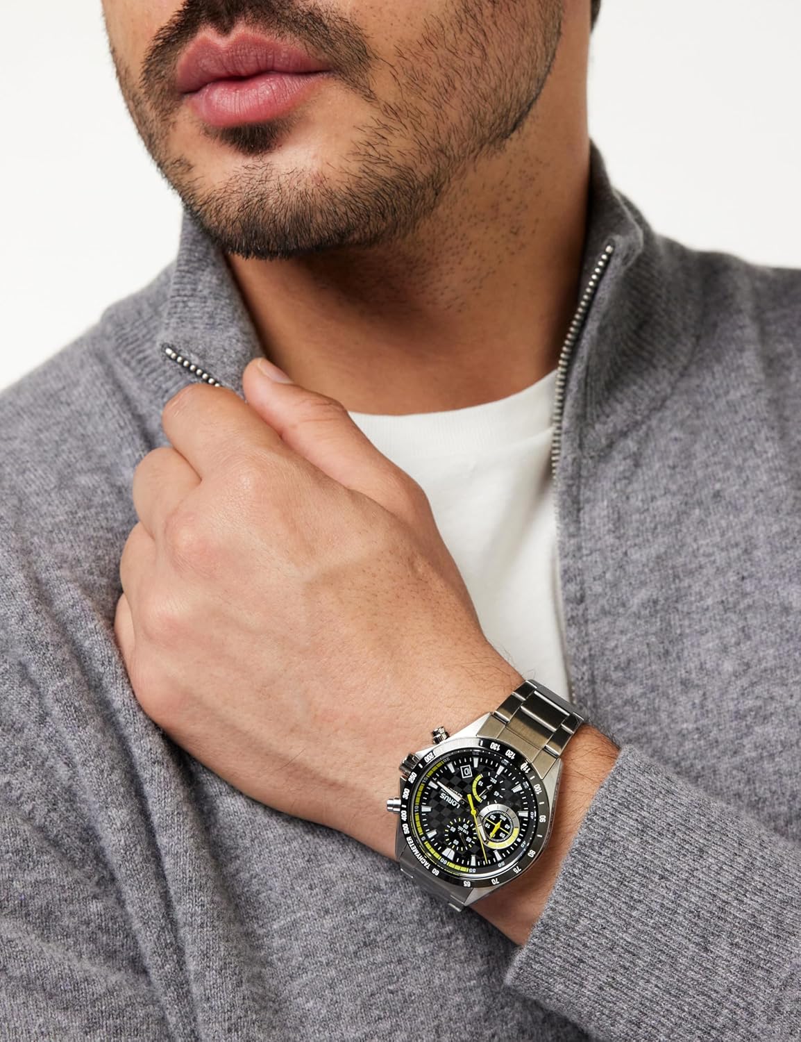 Thumbnail 1 de Lorus Herren Analog Quarz Uhr mit Metallband RM313JX9 (Schwarz)