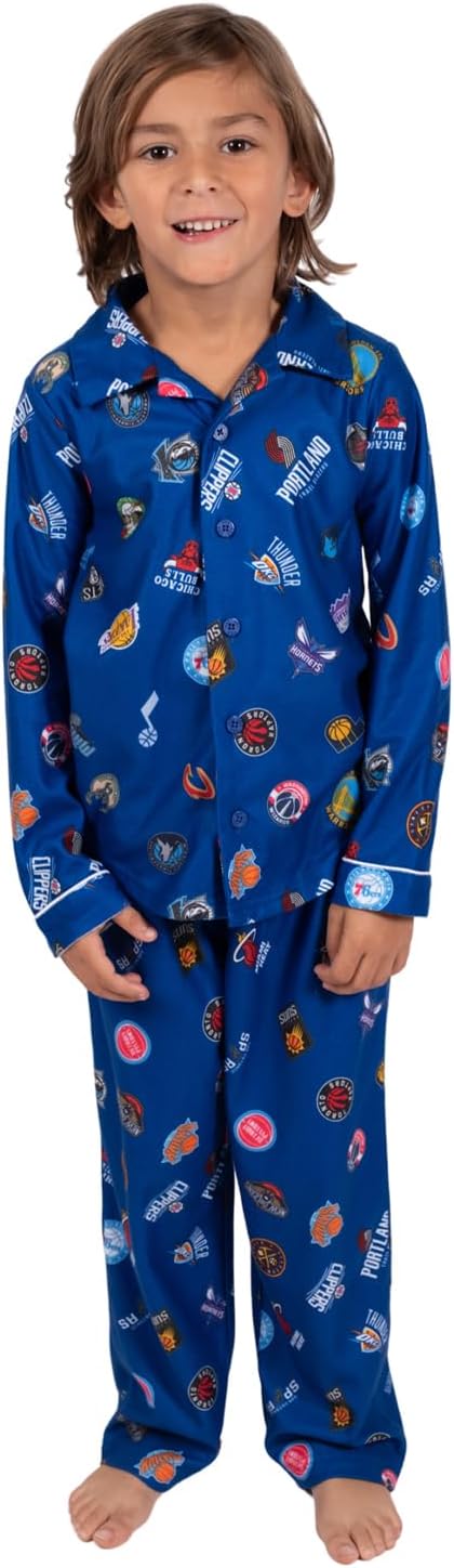 Thumbnail 6 de Ultra Game Youth NBA Official 2-Piece Pajamas Set