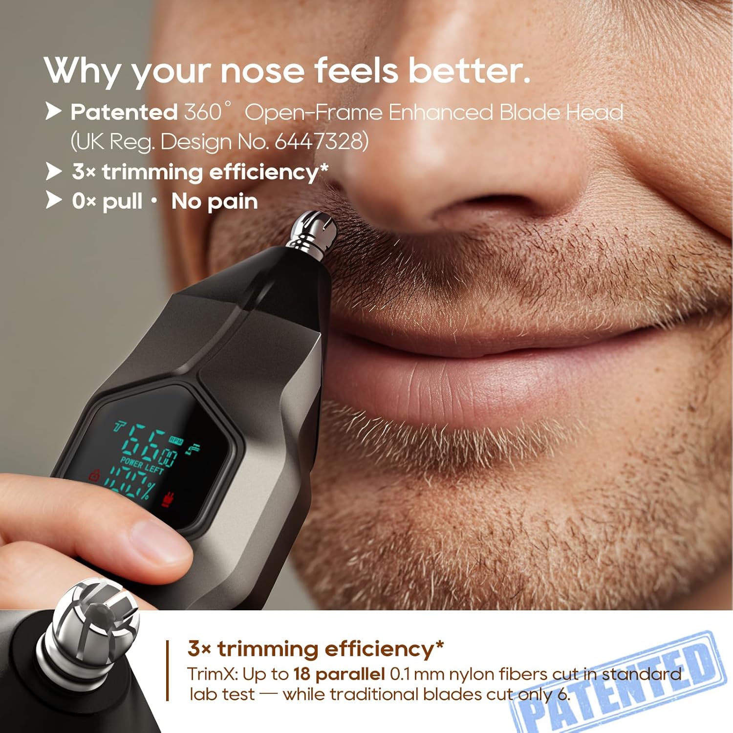 Thumbnail 4 de TRIMX Beard Trimmer for Men with Magnetic Snap-on Heads