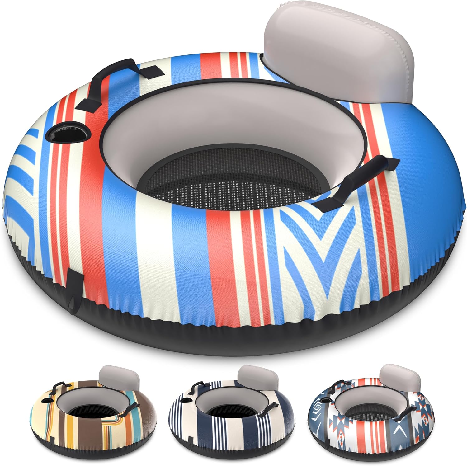 Thumbnail 6 de GoSports WOVN River Tube with Premium Canvas Cover – Heavy Duty Float