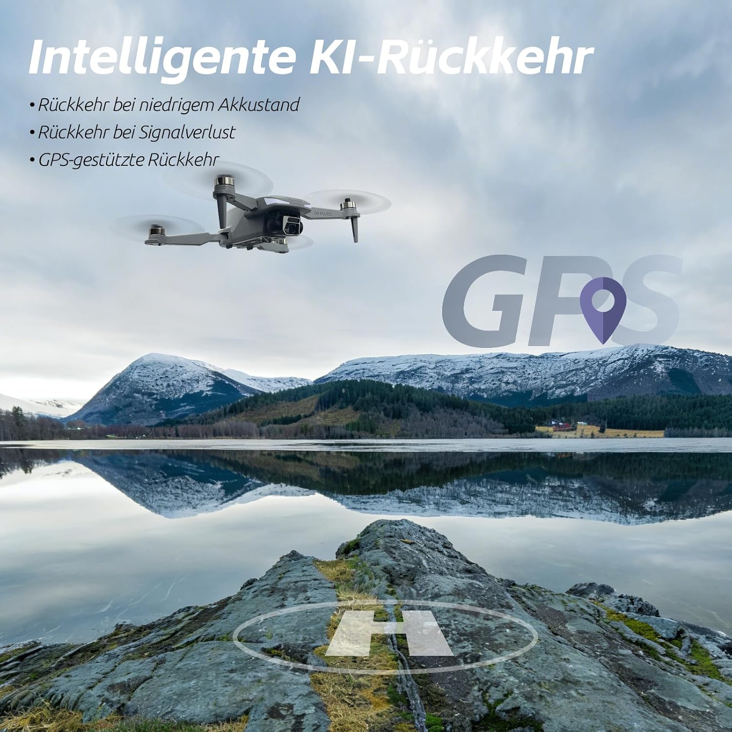 Thumbnail 2 de 800 Meter Reichweite Drohne mit 4K Kamera – 84 Minuten Flugzeit, faltbar, FPV, Auto-Hover, Auto-Follow (3 Akkus)
